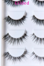 SO PINK BEAUTY Faux Mink Eyelashes Gilded Synthetic Variety Pack 5 Pairs 5dd59864-7005-4e37-b19c-d97bd91c0978-Max Trendsi