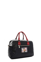 Nicole Lee USA Handbags Eco-Leather Boston Bag Medium Patch Pocket 5e3c06ff-7eb9-468d-ae5f-36b7b7d1eae1-Max Trendsi