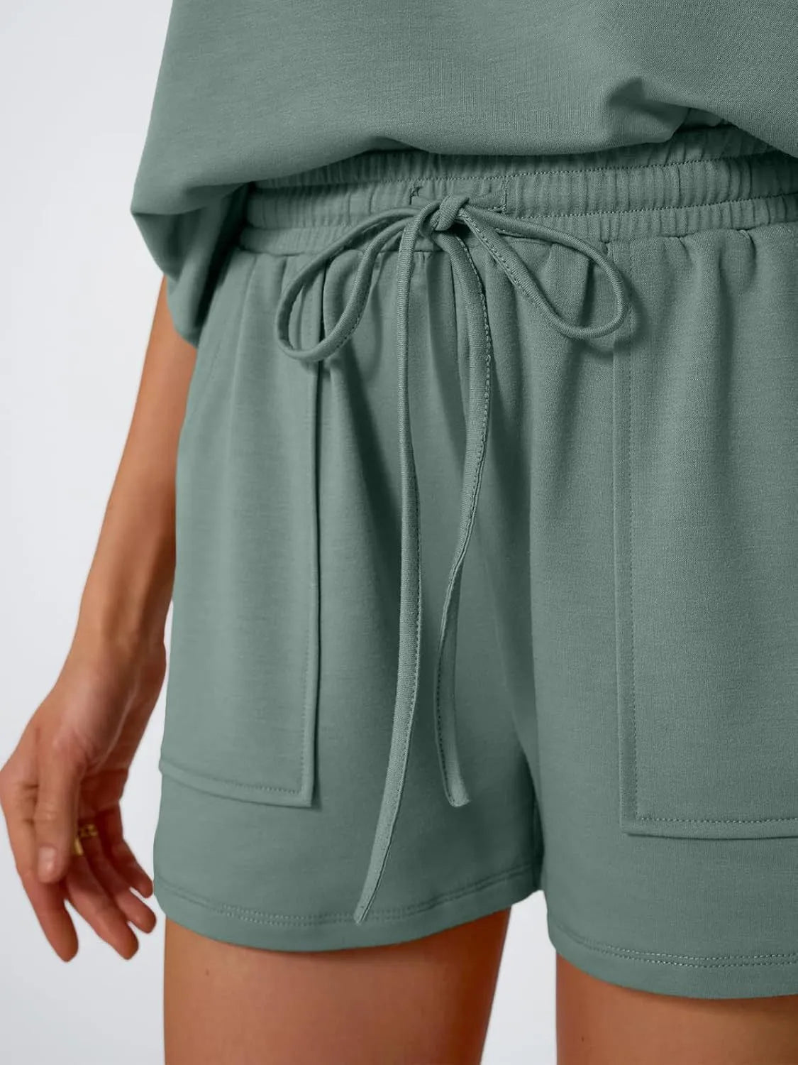 Outfit Set Round Neck Cap Short Sleeve Top and Shorts Set 5eeccfaf-b5a5-422a-b70e-b71b4e75f8c0-Max-Origin Trendsi