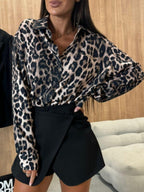 Leopard Shirt Women Button Up Collared Neck Long Sleeve Pocketed Top 5f2b6f17-b8d2-4043-8e5c-b07bdf1df852-Max Trendsi