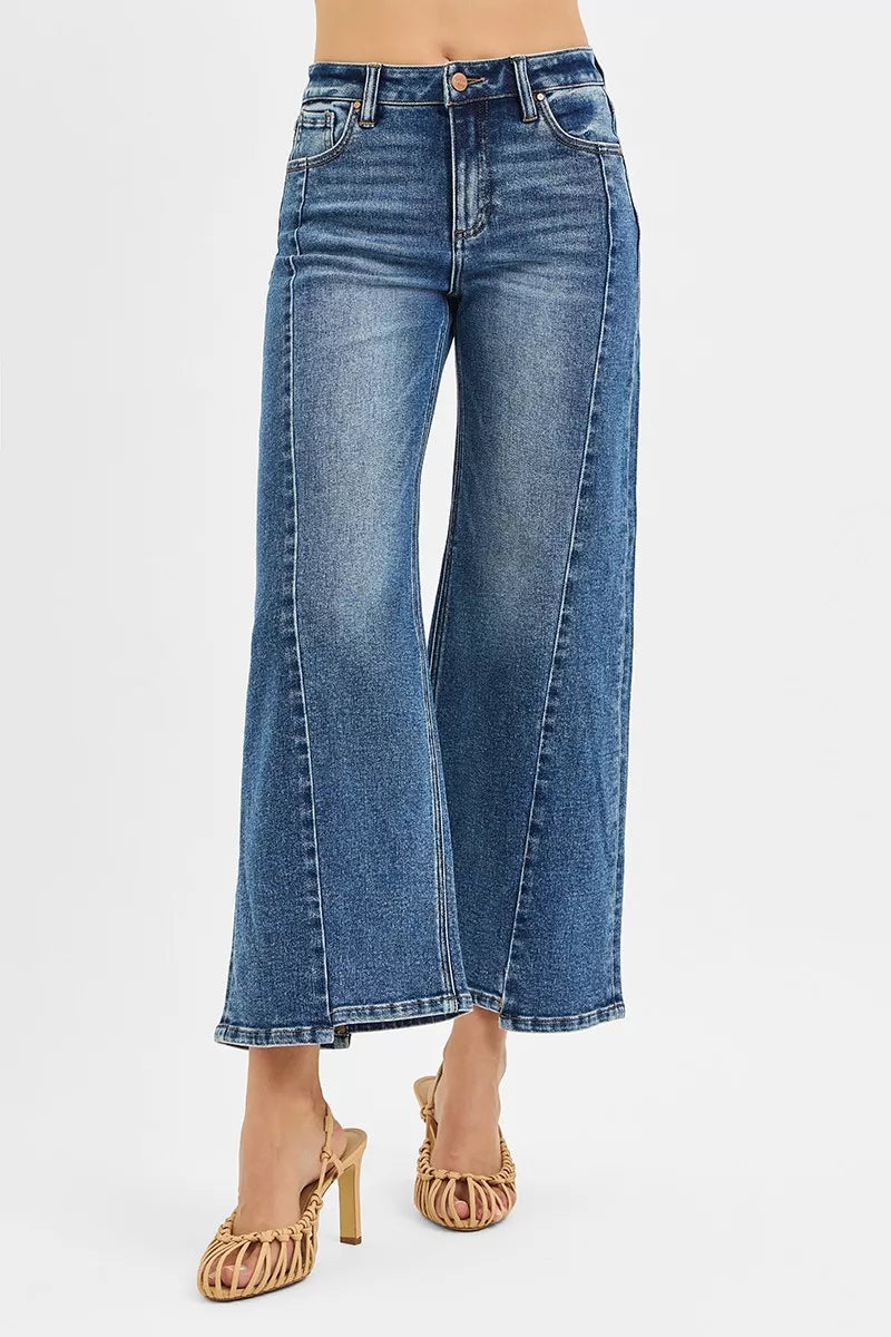 RISEN High Rise Crop Wide Leg Jeans with Step Hem 5f37a31a03ab4208a040f55575f2a343-Max-Origin Trendsi