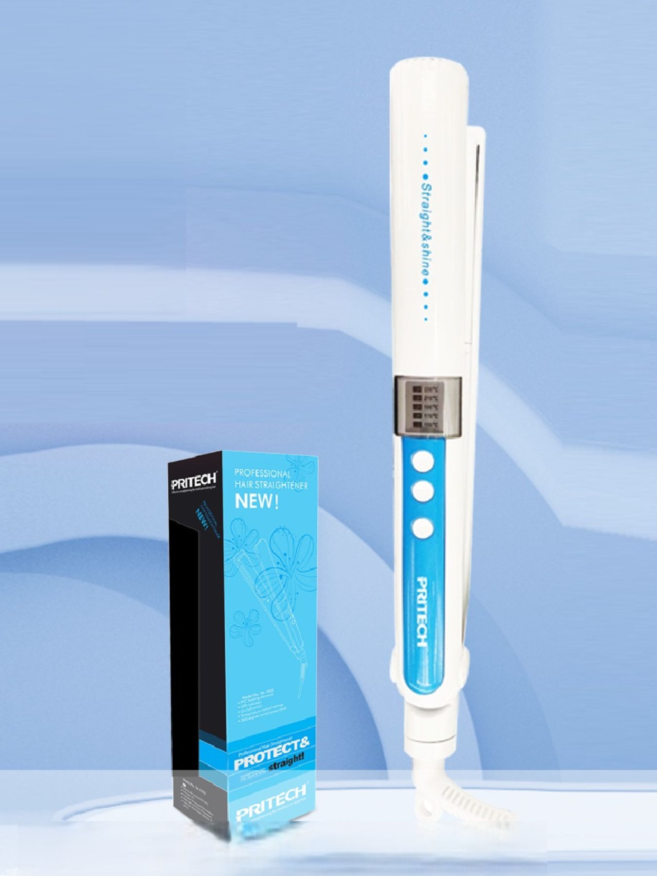 Adjustable Temperature Hair Straightener