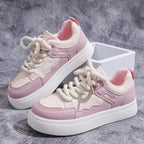 Women's Sneakers Round Toe Platform Mid Heels Casual Shoes 5f76c3135628437591b5d2dc6798b769-Max-Origin Trendsi