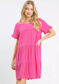 Umgee Linen Tiered Babydoll Dress with Ruffle Sleeves PEONY-UMG 5fdd4358-418d-40e1-b64f-bcd5b9171d8a-Max-Origin Trendsi