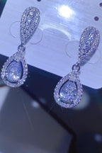 2 Carat Moissanite Teardrop Earrings Dangle 925 Sterling Silver Platinum-plated 60143920-e5ea-4f35-97b9-116effca4bc2-Max Trendsi