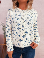 Women's Cardigan Floral Button-Up Long Sleeve Knit Round Neck 604da6e5174e46588012d546b6dc91f3-Max-Origin Trendsi