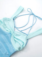 Cami Mini Dress Light Blue Satin Ruched Lace Up Backless Crisscross Tied 60756ace38b54155951cbe424b6e7363-Max-Origin Trendsi