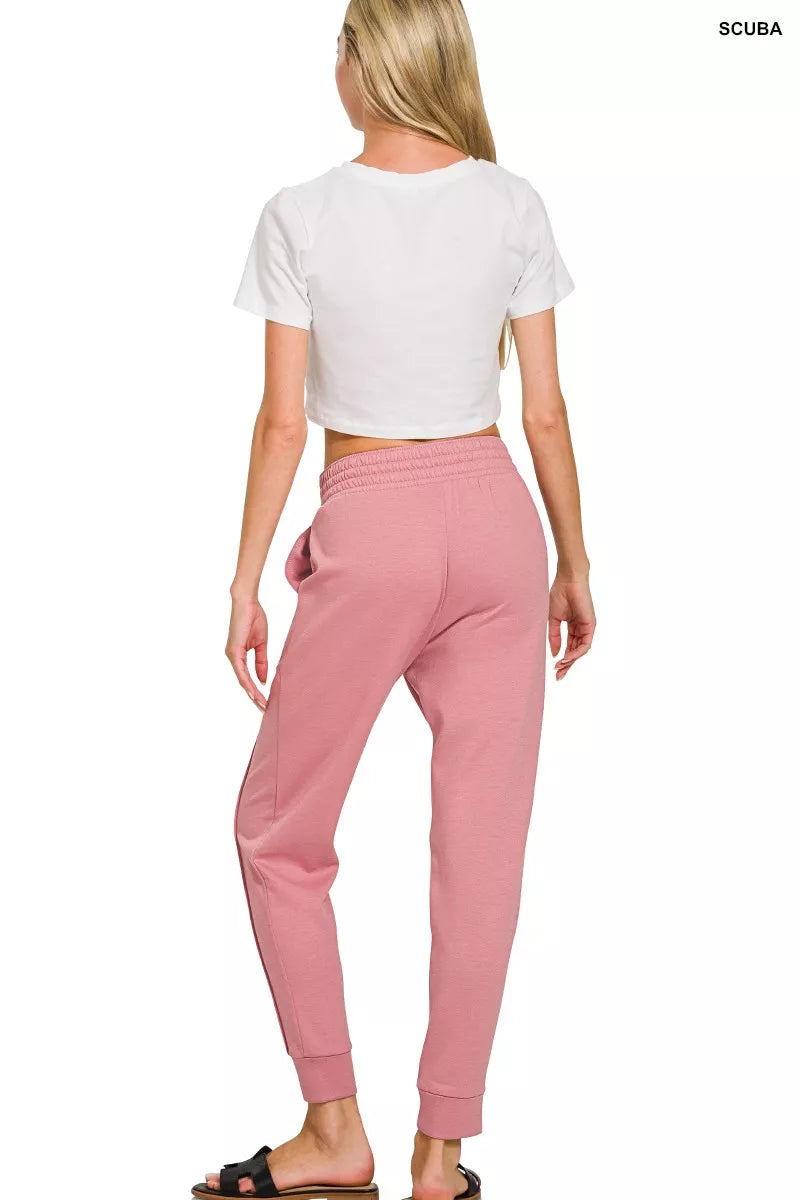 Zenana Jogger Set Light Rose Scuba Half Zip Pullover and Pants for Woman 60a6753ecdfb47d2a440cc47ad41b546-Max-Origin Trendsi
