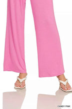 Zenana V-neck Oversized Top & Pants Set