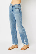 Judy Blue Women's Jeans High Waist Straight with Heavy Destroy Plus Sizes 623ba9ab578c493aa96d5ca7da5a7b9a-Max-Origin Trendsi