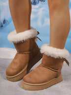 Women's Platform Boots Faux Suede Fur Round Toe Flats 62466bc5-c5b3-4a3d-94a8-3d73e4d7c953-Max-Origin Trendsi
