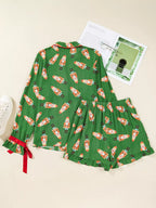 Womens Christmas Lounge Set Nutcracker Button Up Top and Shorts 62b534f7-a1b7-4266-add5-0b63737215b5-Max-Origin Trendsi
