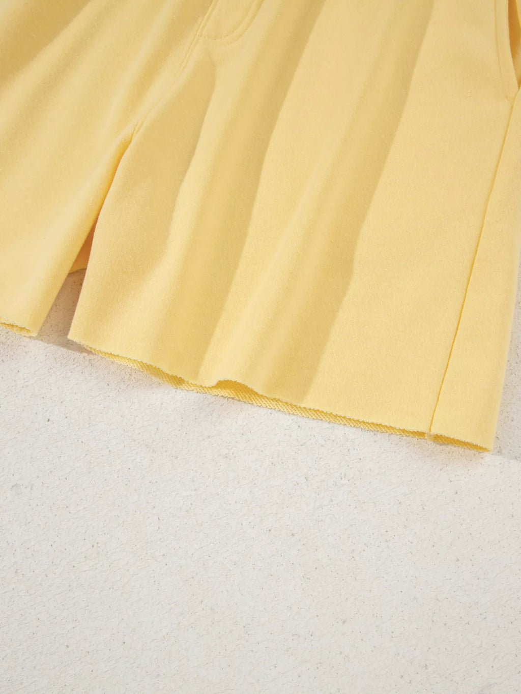 Women's Outfit Set Button Collar Drop Shoulder Top and Shorts 2pcs Set Yellow 631cab152a23496da47ee7193163e7f5-Max-Origin Trendsi