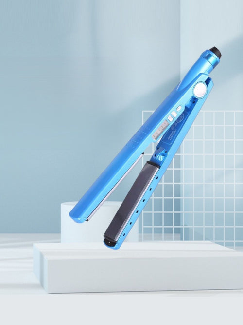 Ceramic Hair Straightener with Anti-Scald Design, 1-Piece ABS Material, Electric-Free Operation