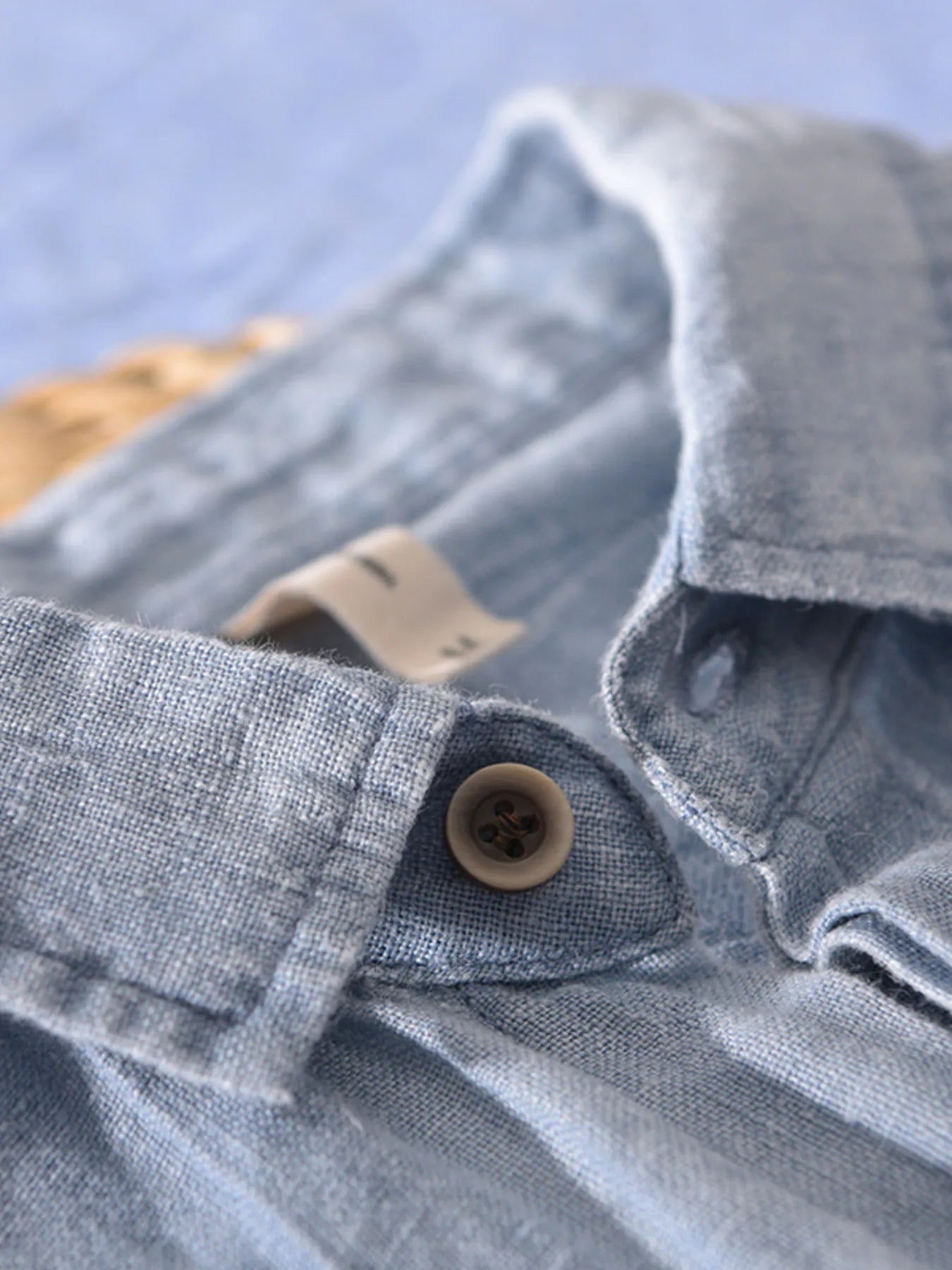 Men's Shirt Lightweight Flax Button Up Short Sleeve Top 64222875b4c74f98959a2451bf1a8bff-Max-Origin Trendsi