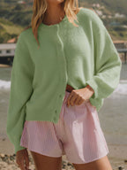 Women Knit Cardigans Soft Solid Button Down Long Sleeve Casual Sweaters 653ffef8-9965-48d7-a876-143ba25edf0e-Max Trendsi