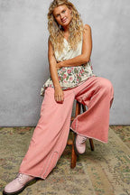 POL Floral V-Neck Tank Top Beige Floral Lace Detail Sleeveless Blouse 656fa27b-5e3d-4e70-b6e9-a665e00eb47c-Max-Origin Trendsi