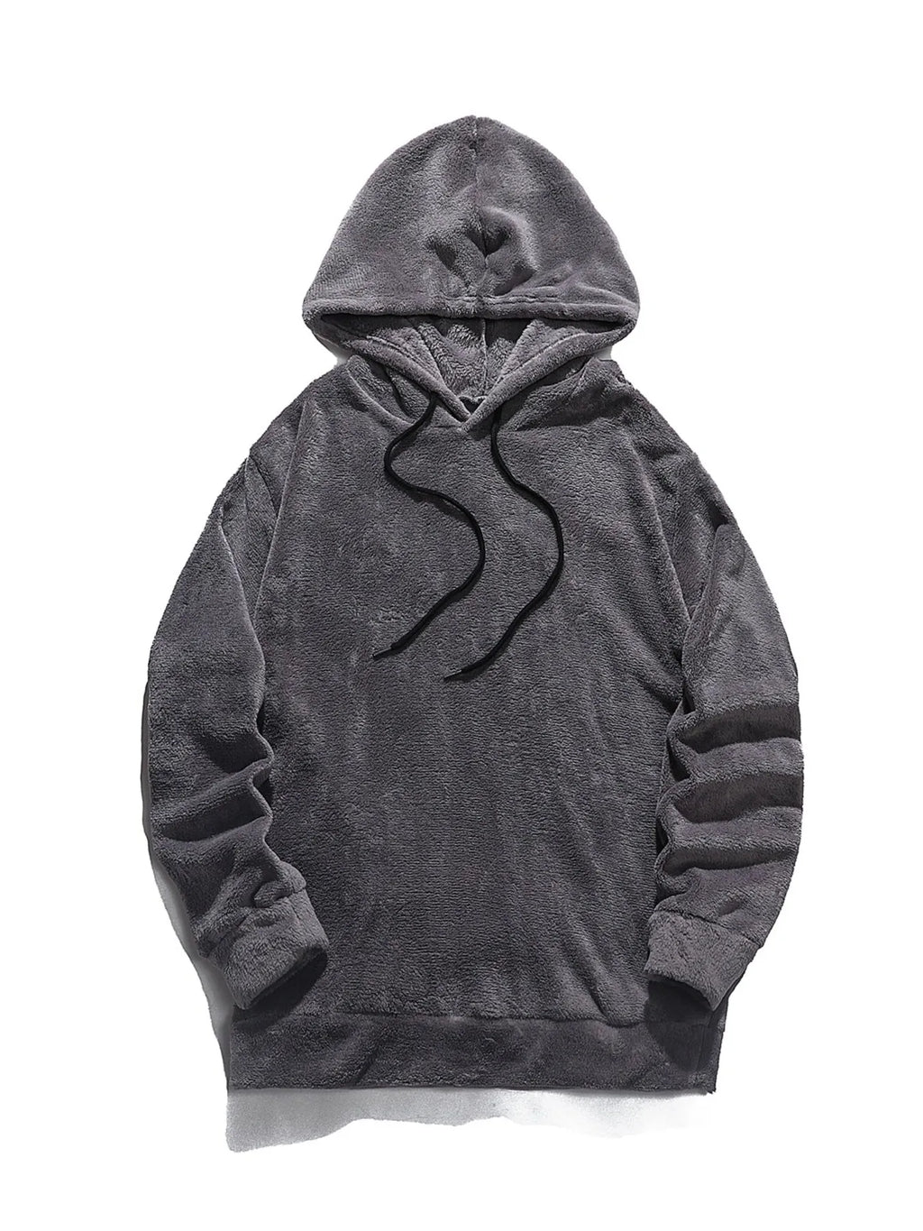 Men's Fleece Hoodie Cotton Drawstring Hood Long Sleeve Oversized Top 66c63b34387c416194efac15fe1f3e3b-Max-Origin Trendsi