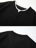 Men's Cotton Waffle Knit Top Black Long Sleeve Basic Style Plus Sizes M-4XL 670d6bf0635147aca4840aca0d5b08e4-Max-Origin Trendsi