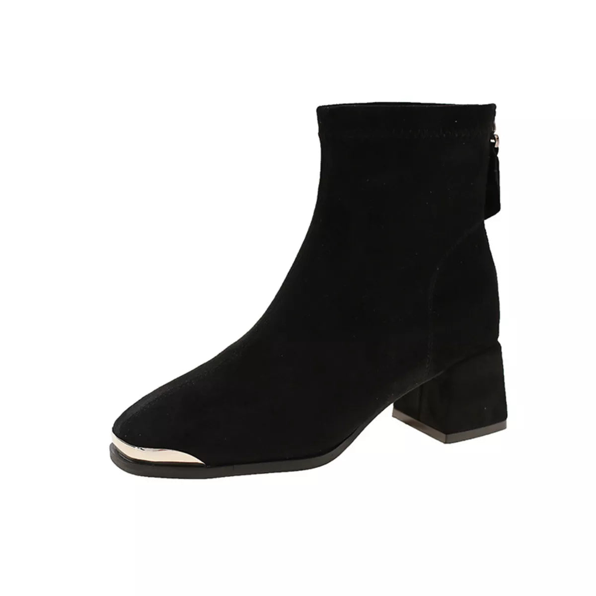 Women's Boots Square Toe Block High Heels Elegant Shoes 67babd4ac8d444ac9308fa32b38aeab1-Max-Origin Trendsi