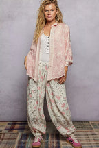 POL Shirt Pink Embroidered Floral Collared Neck with Scalloped Edges Top 67c2a07f-ffa9-4513-885d-fe68769a1364-Max-Origin Trendsi