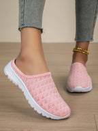 Women's Slip-Ons Breathable Mesh Rubber Flat Comfort Shoes 68595d18201645d7ba7f3b0535551c27-Max-Origin Trendsi