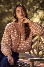 SO ME Soft Chenille Yarn Textured Button Sweater Cardigan 690f63544ae24cb2b604ddc61864563c-Max-Origin Trendsi