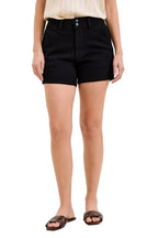 Judy Blue High-Waisted Black Denim Trouser Shorts