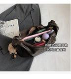 Women's Casual Large Hobo Shoulder Bag Vintage Style Zipper Handbags