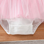 Baby Girl Easter Bunny Tutu Romper Cute 3D Rabbit Ear Infants Bodysuit + Fluffy Tulle Skirt One-Piece Newborns