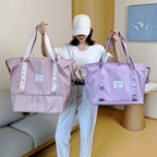 Travel Fitness Duffel Bag Waterproof Foldable Luggage Handbag Outdoor Luggage
