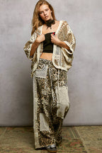 POL Crochet Cardigan Mocha Multi Open Front with Scalloped Edge 6a0113c2-7f76-4239-a028-5d723b1200e9-Max-Origin Trendsi