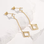 Zircon Earrings 925 Sterling Silver Inlaid Chain Pendant Jewelry 6a0e210d-6b62-4f5e-80ea-fdda05c516d3-Max Trendsi