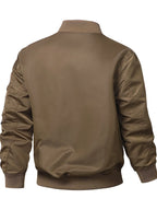 Men's Bomber Jacket Zip Up Long Sleeve Pocketed Outwear M-4XL 6aeb999f4c4a45a793f8b7ba8805df05-Max-Origin Trendsi