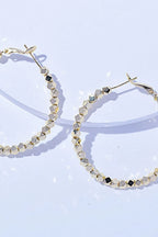 Hoop Earrings Alloy Round 3D Effect Jewelry 6af93eac-c4ff-4a24-b30f-0cc5e176ea0d-Max Trendsi