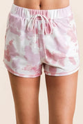 BiBi Shorts Tie Dye Print Pink Multi Terry With Side Pockets BLUSH MULTI 6b306a70572643b98c10c96874ec60bc-Max-Origin Trendsi