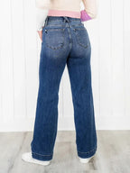 Women's Jeans Medium Washed Straight Leg Denim Pants for Everyday Comfort S-2XL 6b5c3018-9bc6-40c1-b628-26bf8ada5c85-Min Trendsi