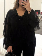 Womens Blouse Ruffled Layered Sheer Long Sleeve Top 6b7fd4dd-2d6f-4fe7-8cf3-e6a1d92f0c65-Max-Origin Trendsi