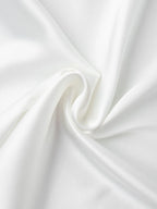 Satin Maxi Skirt High-Waisted Back Zip Black White Solid Basic Style 6c07a291-e569-4cb5-8099-6181e0fe0dc7-Max-Origin Trendsi