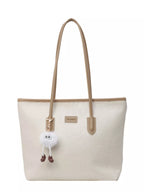 Womens Tote Bag Embossed Pattern Letter Stylish and Functional Handbag 6c5804abc2844e34a7e8770c5d98f3c3-Max-Origin Trendsi