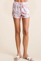 BiBi Shorts Tie Dye Print Pink Multi Terry With Side Pockets 6c582c771502430fabdb0f4563622d15-Max-Origin Trendsi