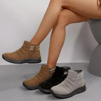 Women's Platform Boots Suede Stylish Round Toe for All Occasions Shoes 6c5a3e4eeaaf44008ca86bd31a4e2868-Max-Origin Trendsi