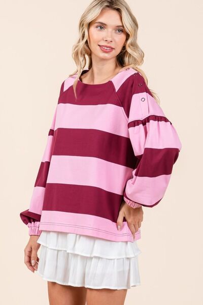 Mittoshop Striped T-Shirt Snap Shoulder Long Sleeve Cotton Top 6c5b7e64-1c97-49ae-a62b-17fbd23d6cc2-Min Trendsi