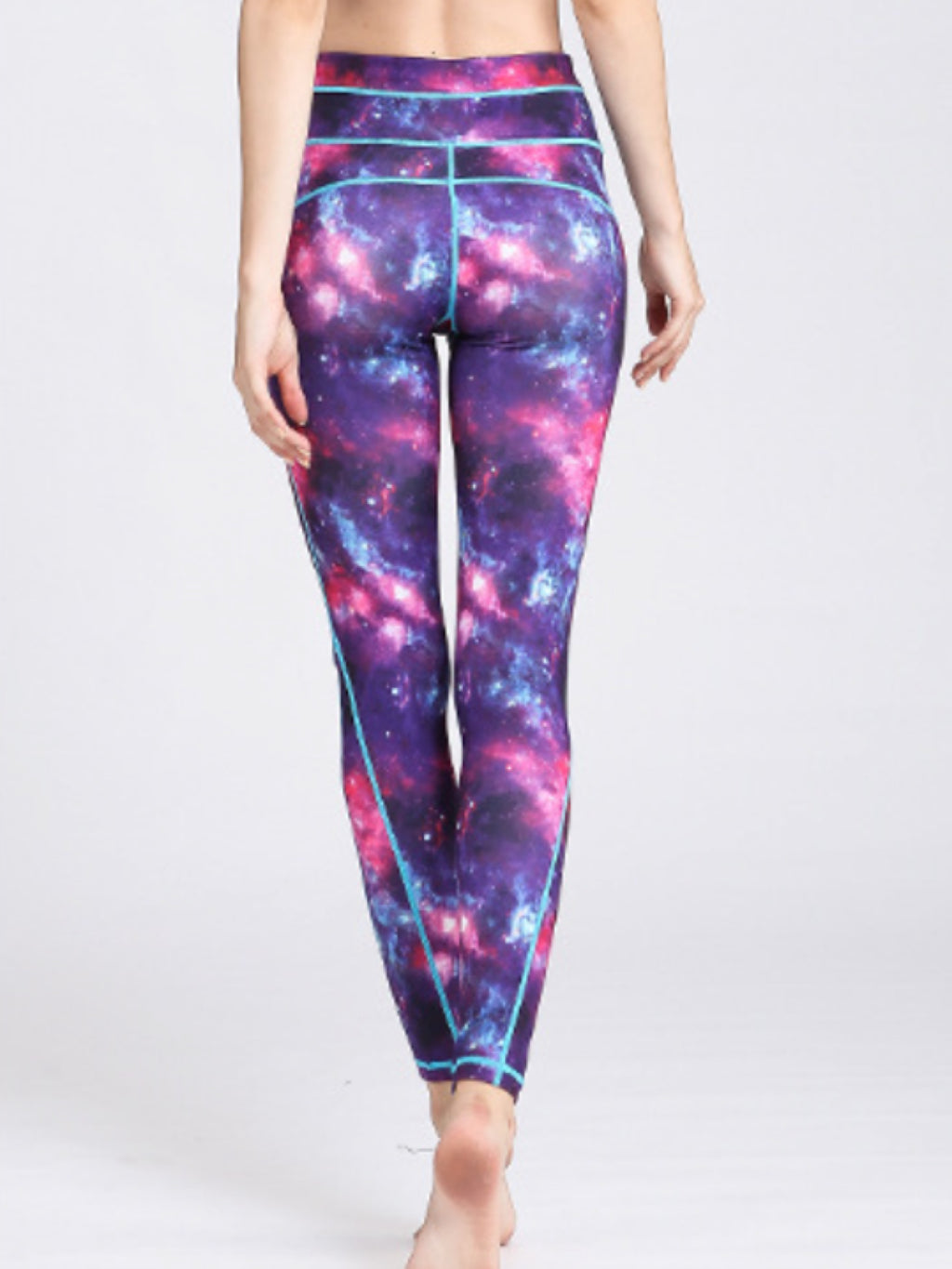 Active Leggings Tie-Dye Printed High Waist Colorful Highly stretchy 6c78e0a0-28af-4c20-a6ac-1c4045d59f88-Max Trendsi