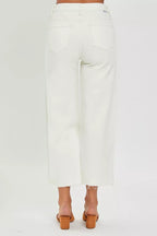 RISEN Womens Crop Wide Jeans Cream White Tummy Control High Rise 6e3f44a9-8d1a-498b-8028-d15184df4526-Max-Origin Trendsi