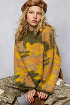 POL Womens Knit Sweater Olive Multi Abstract Colorblock Pattern Mock Neck 6e9b267d-ad4f-4e00-9702-a92bab41ee58-Max-Origin Trendsi