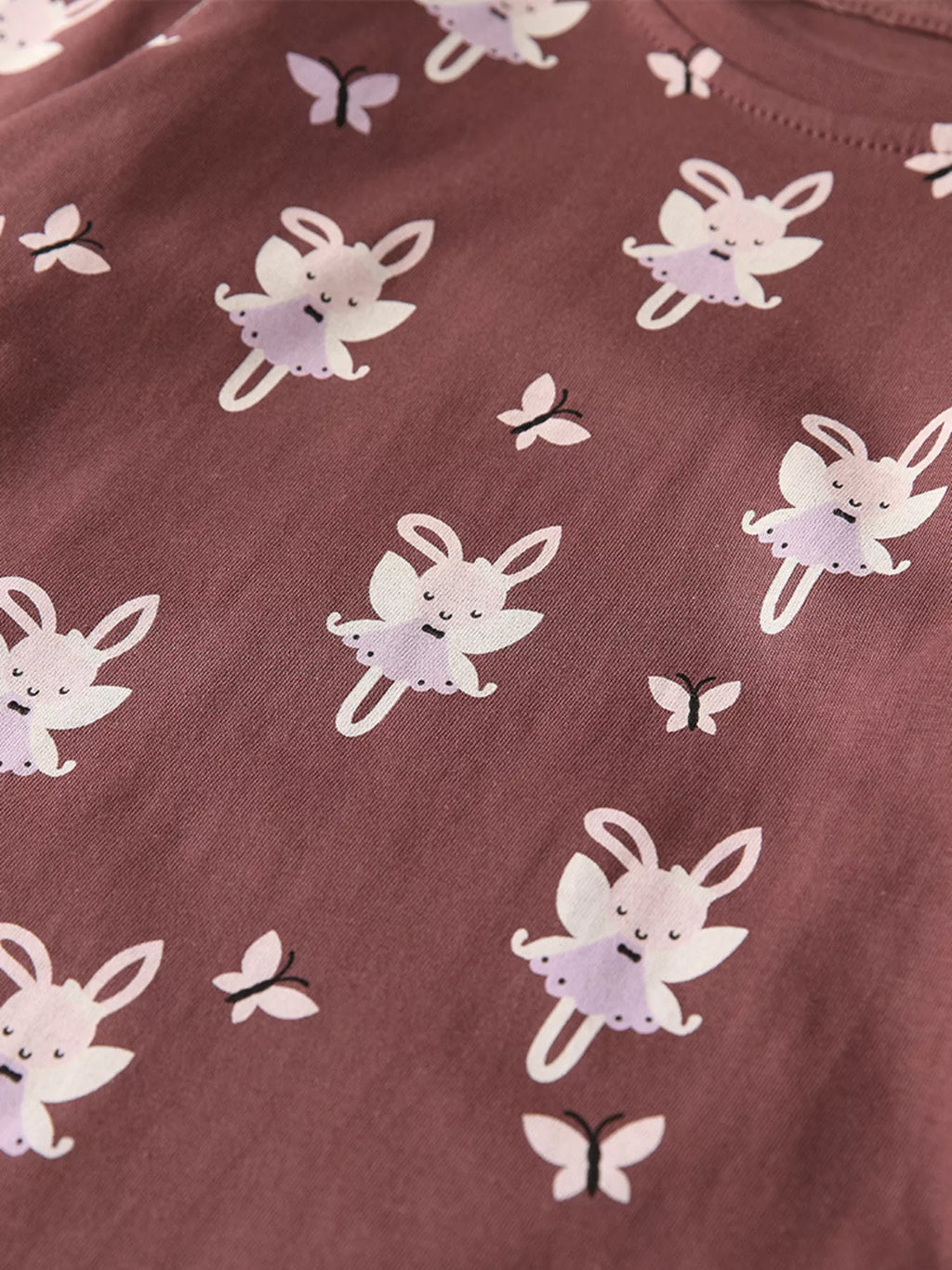 Girl's Set Brown Children's Printed Long Sleeve Top and Pants Set 6fb75014b9df4f49b241bf1cfc8bc18a-Max-Origin Trendsi