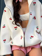 Womens Hoodie Cherry Print Oversized Zip-Up Pocketed 6fd7ed2a-cea0-42be-8b4f-945ad1812361-Max-Origin Trendsi