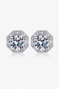 2 Carat Moissanite Stud Earrings 925 Sterling Silver Silver One Size 70056f306bf84cd4bc2ef1ac77109da5-Min Trendsi