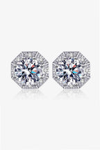 2 Carat Moissanite Stud Earrings 925 Sterling Silver Silver One Size 70056f306bf84cd4bc2ef1ac77109da5-Min Trendsi